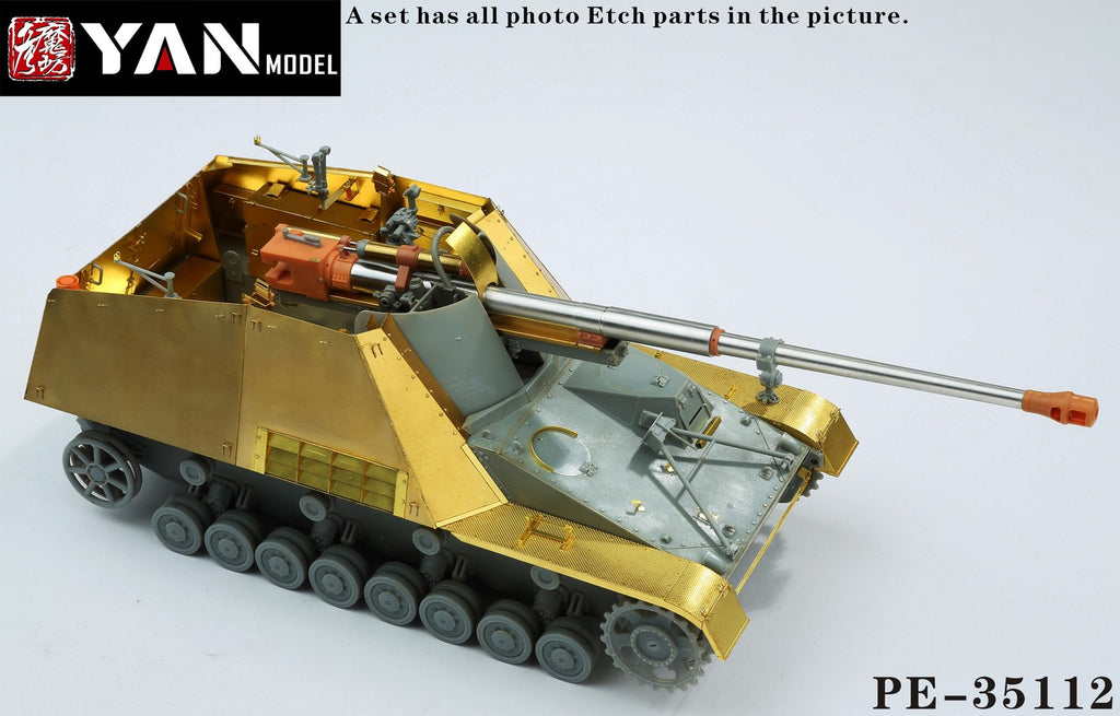 Yan Model PE-35112 1/35 "SuperNashorn" Sd.Kfz.164 "Nashorn" For Border BT-024