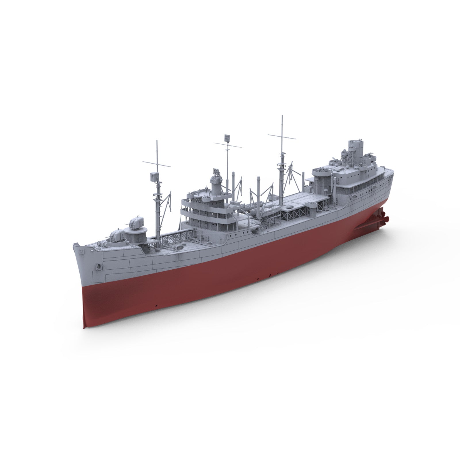 SSMODEL MRY-SFW SSC120 1/1250 Military Model USS Cimarron (AO-22) Auxiliary Ship