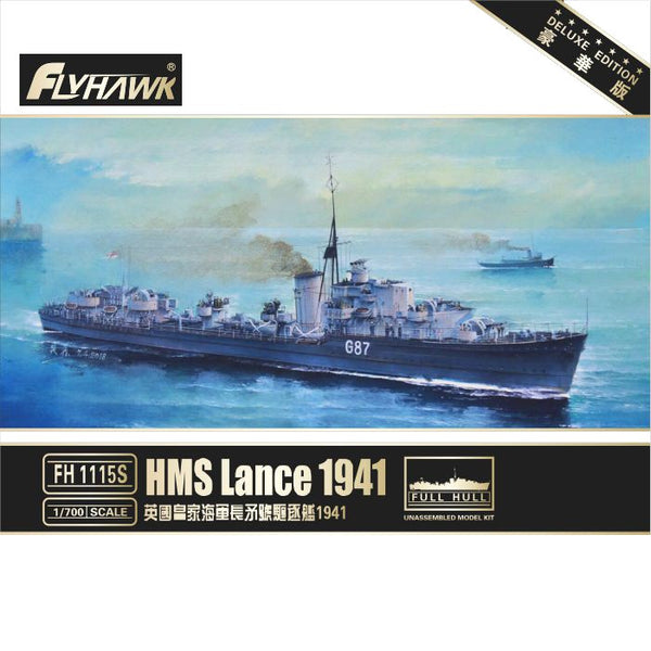Flyhawk FH1115S 1/700 HMS Lance 1941 Destroyer Deluxe