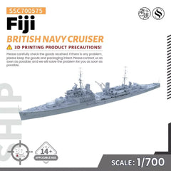 SSMODEL MRY-SFW SSC700575 1/700 Military Model Parts British Navy Fiji Cruiser