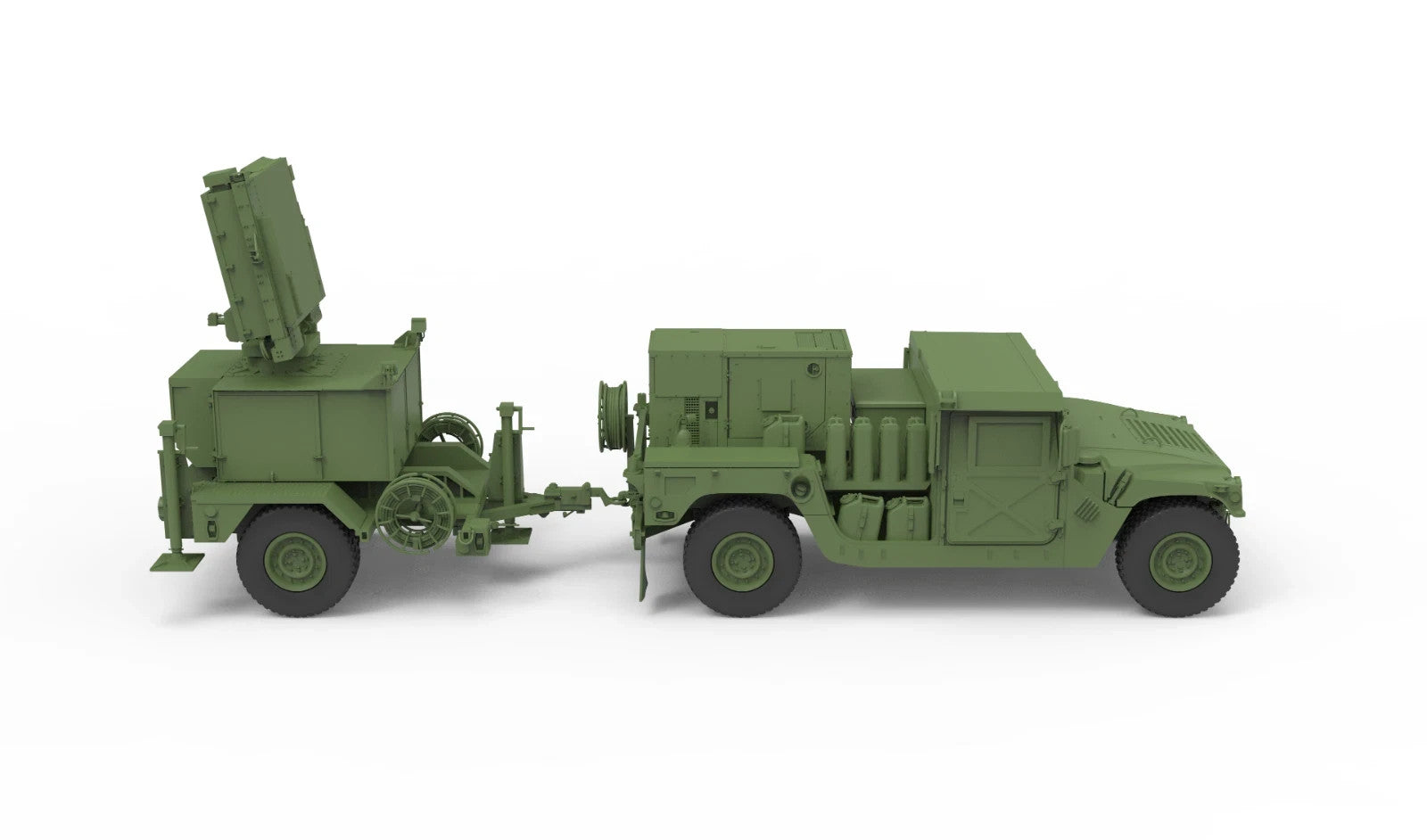 SSMODEL 72137 1/72 Military Model USA SPAA M1097A2 CLAWS 3D PRINTING