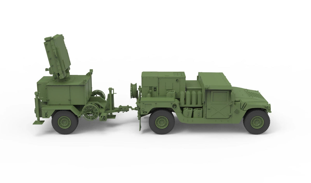 SSMODEL 72137 1/72 Military Model USA SPAA M1097A2 CLAWS 3D PRINTING — detail view 3