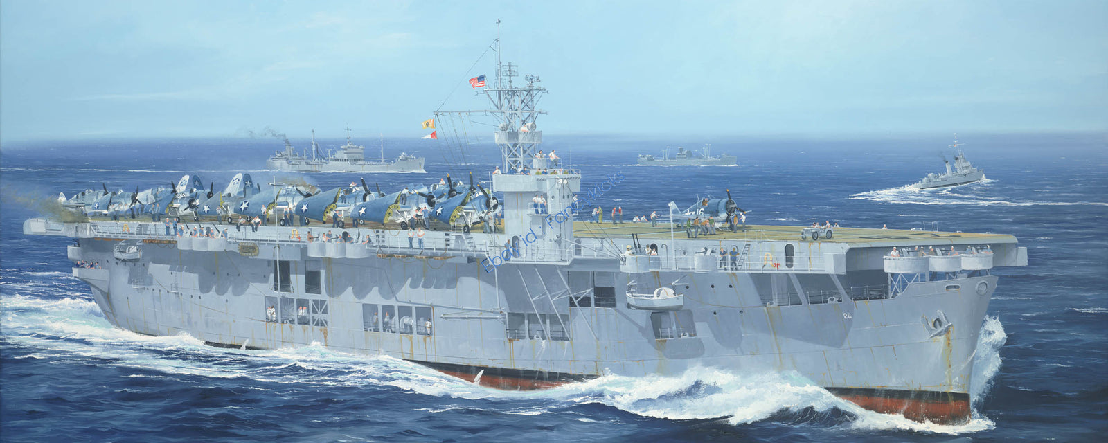 TRUMPETER 05369 1:350 Scale USS CVE-26 Sangamon Model Kit