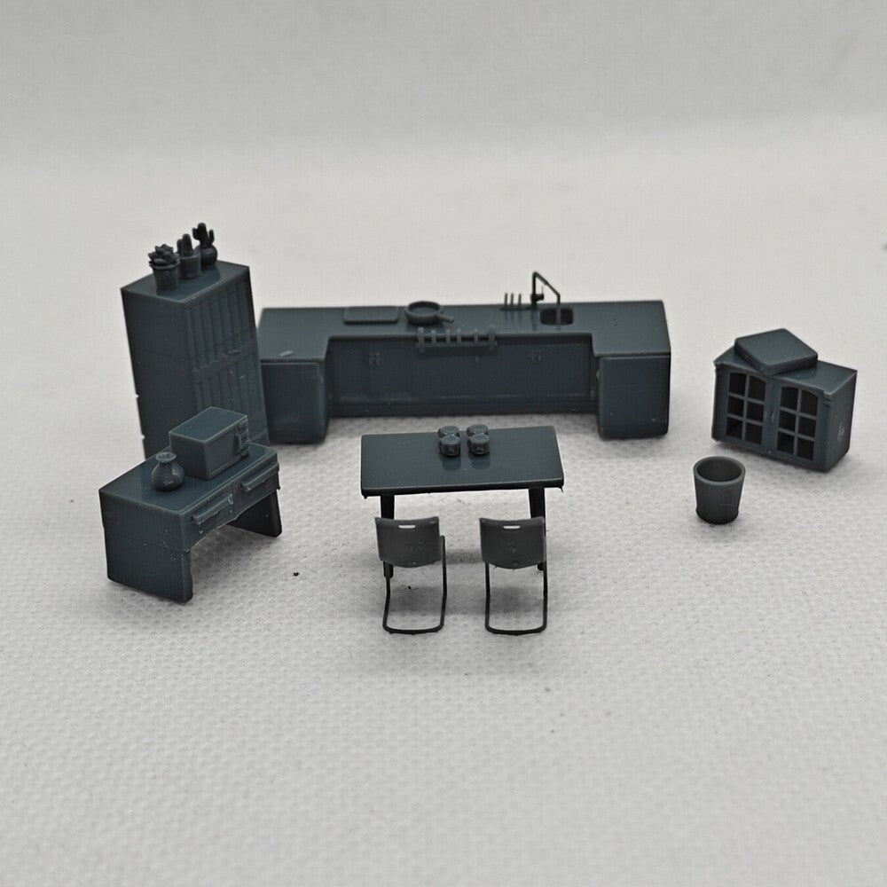 SSMODEL LYTS64012 1/64 S Scale Scenes Simulated Kitchen And Dining Table Models