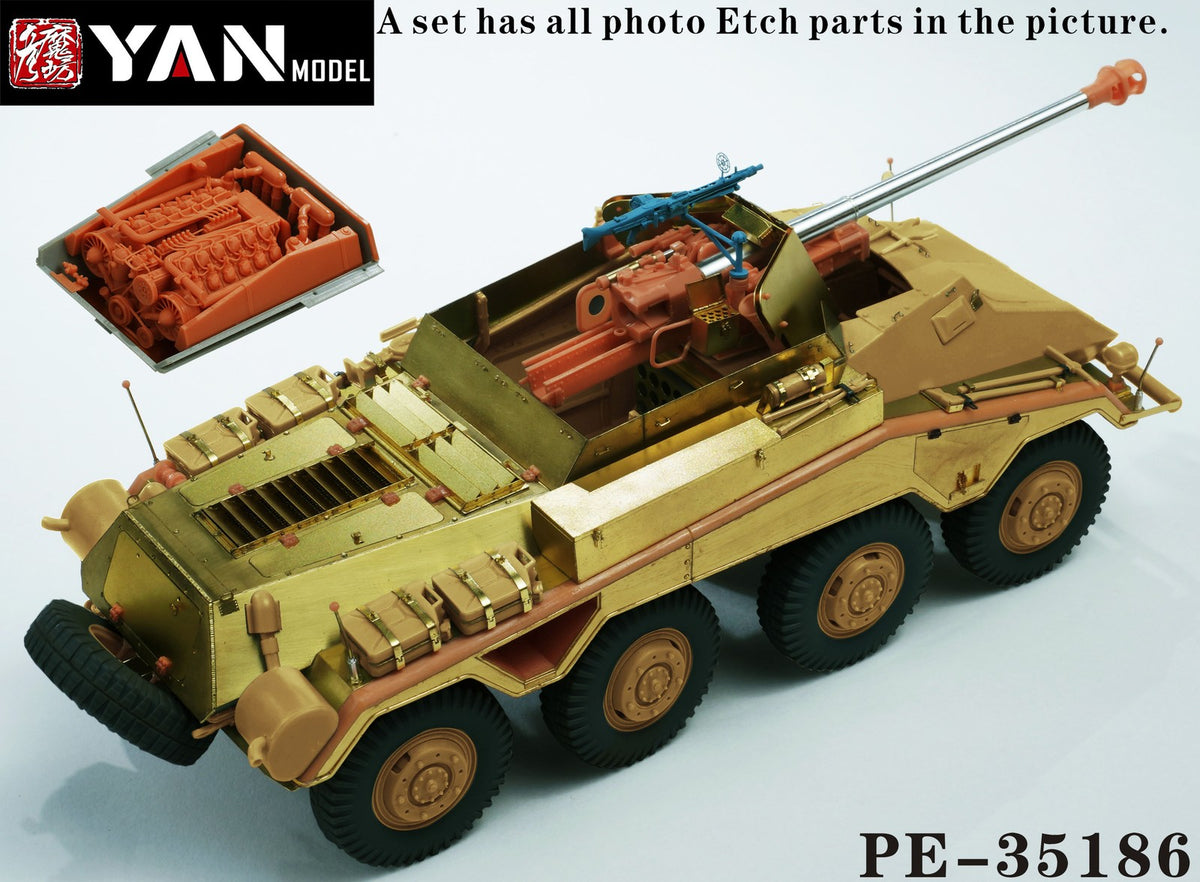 YAN MODEL PE-35186 1/35 German Sd.Kfz.234/4 armored vehicle(for RFM 5118 ) — detail view 2