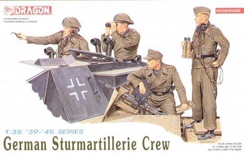 Dragon 6029 1/35 German Sturmartillerie Crew model kit