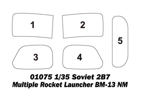 Trumpeter 01075 1/35 Soviet 2B7 Multiple Rocket Launcher BM-13 NM Brand New