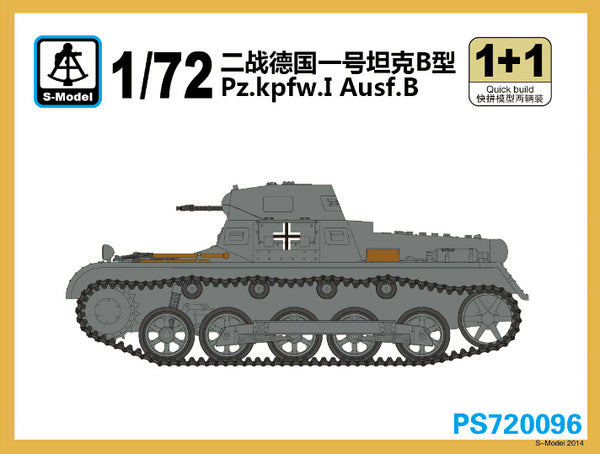 S-Model PS720096 1/72 Pz.kpfw.I Ausf.B