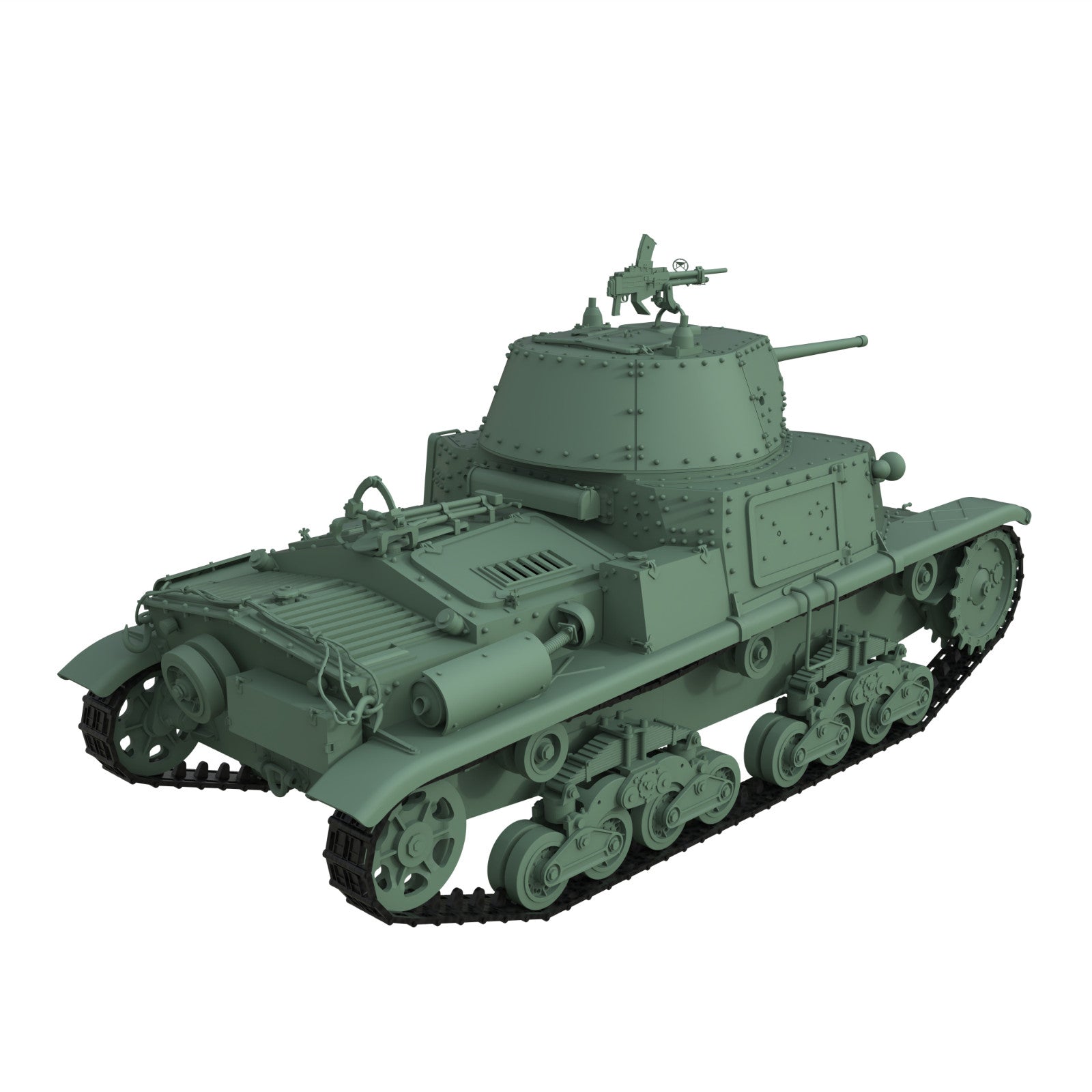 SSMODEL 16684 1/16 Military Model Kit Italy Fiat-Ansaldo M15/42 Medium Tank Secondary image