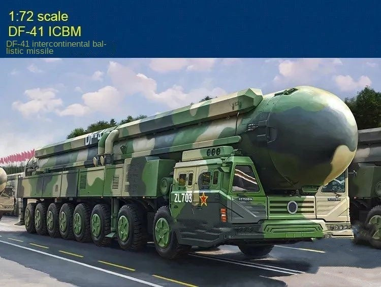 Hobbyboss 82963 1:72 DF-41 ICBM Model Kit Main image