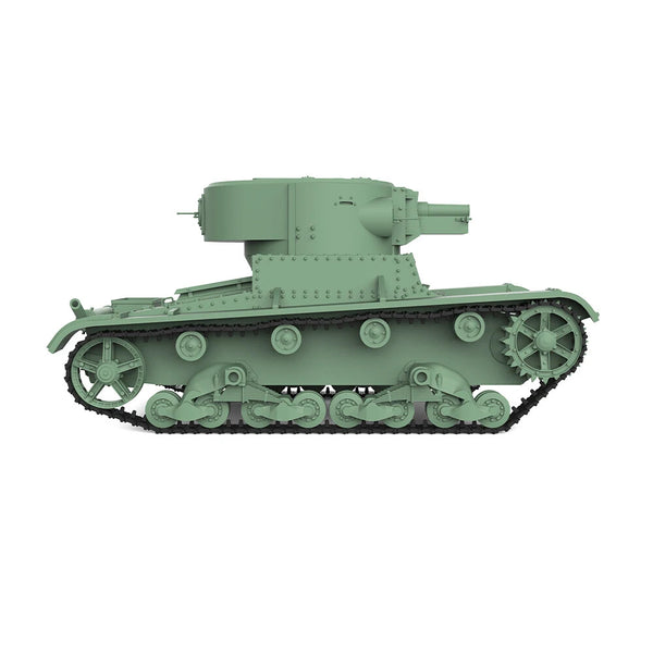 SSMODEL SS144600 1/144 Military Model Kit Soviet T-26-4 Light Tank