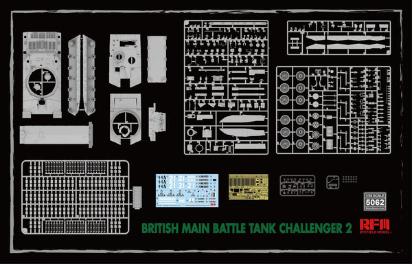 Ryefieldl RM-5062 1/35 british main battle tank challenger 2