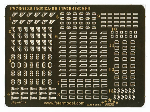 Fivestar PE 1/700 Modern USN EA-6B Upgrade Set for Trumpeter FS700135