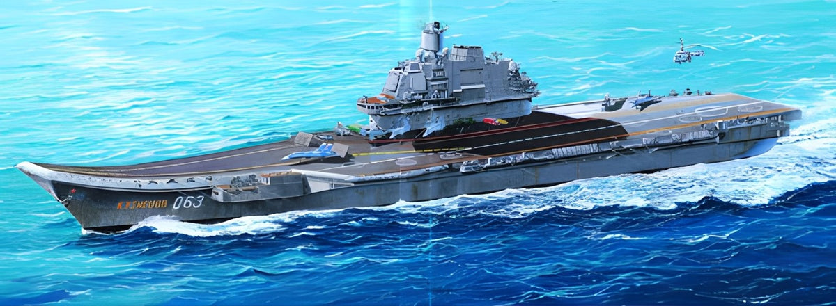 Trumpeter 05606 USSR ADMIRAL KUZNETSOV 1:350 Model Kit — scale model kit