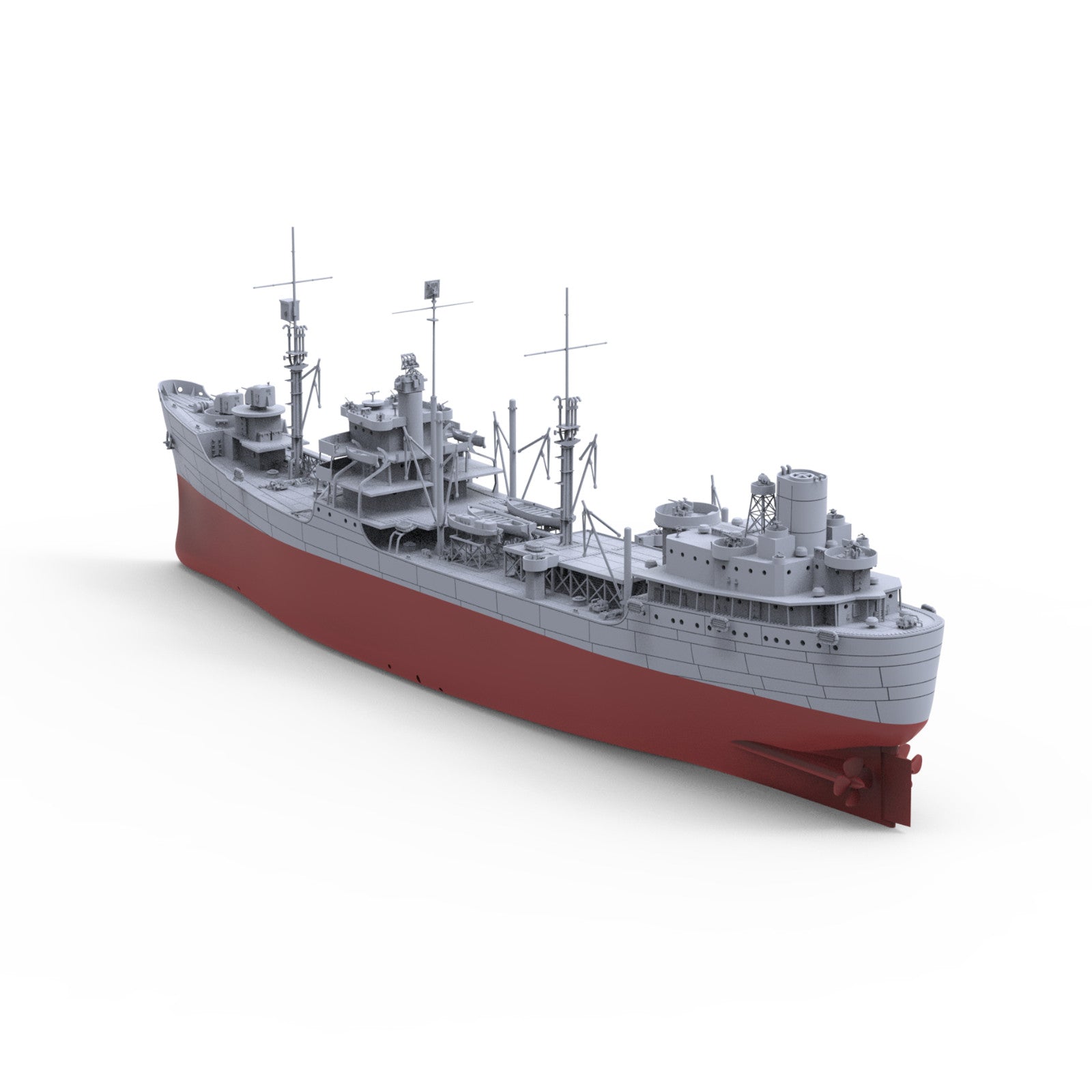 SSMODEL MRY-SFW SSC120 1/1250 Military Model USS Cimarron (AO-22) Auxiliary Ship
