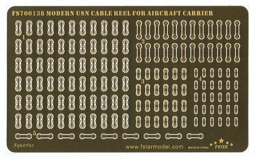 Fivestar PE 1/700 MODERN USN Cable Reel for Aircraft carrier FS700138 — scale model kit
