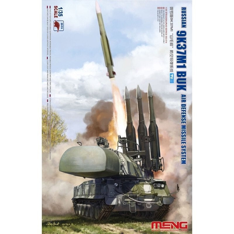 Meng Model SS-014 1/35 Russian 9K37M1 BUK Air Defense Missile System — scale model kit