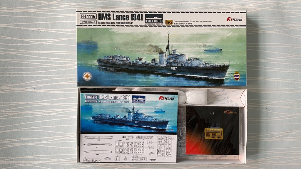 Flyhawk FH1115 1/700 HMS Lance 1941 Destroyer