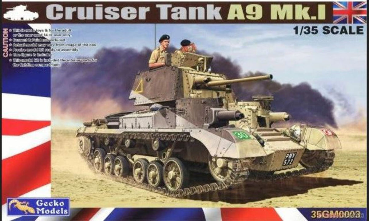 Gecko Models 35GM0003 1/35 Cruiser Tank Mk.I, A9 Mk.IA Main image