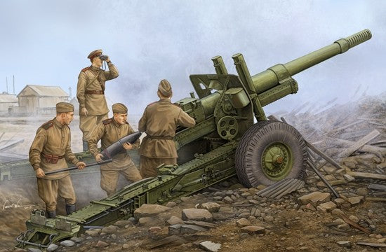 Trumpeter 1/35 SOVIET ML-20 152 mm HOWITZER WITH M-46 CARRIAGE Model Kit - 02324 — scale model kit