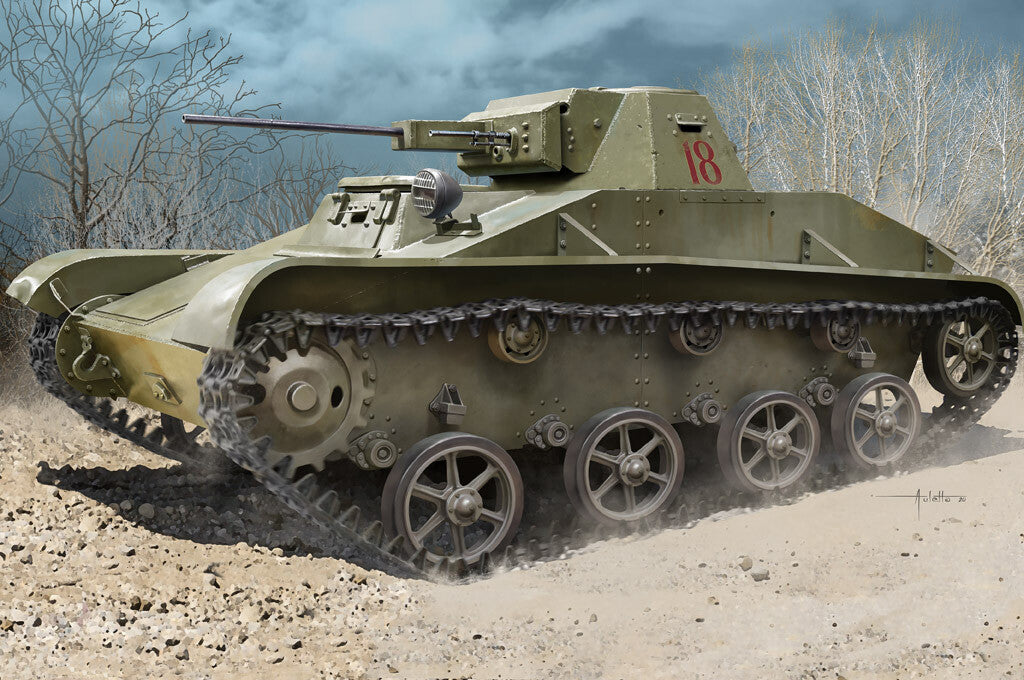 Hobbyboss 84555 1:35 Scale Soviet T-60 Light Tank Model Kit — scale model kit