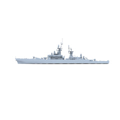 SSMODEL SSC700164 1/700 Military Model USS Leahy Class Cruiser 1968 Water Line