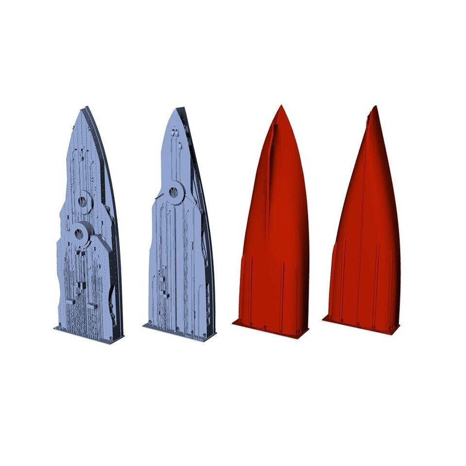 SSMODEL MRY-SFW SSC350526S-A 1/350 Military France Navy Bretagne Battleship Full Hull