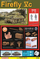 DRAGON 6182 WWII Armed Forces Shaman Firefly VC w/Gun Barrel/Figure/3DPrint Part