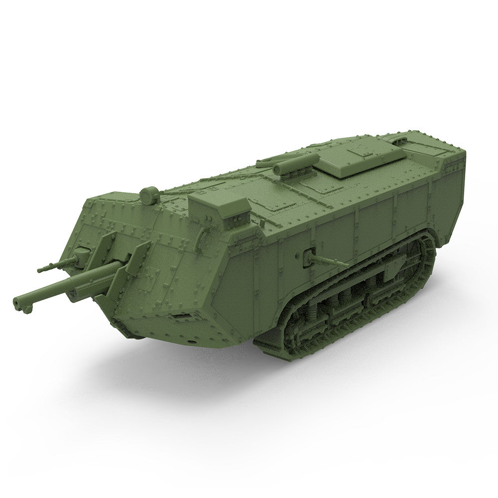 SSMODEL SS144371 1/144 Great Britain Medium Tanks Char d'assaut "Saint-Chamond" — scale model kit