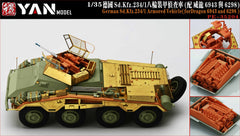 YAN MODEL PE-35204 1/35 German Sd.Kfz.234/1 Armored Vehicle(for Dragon 6943)