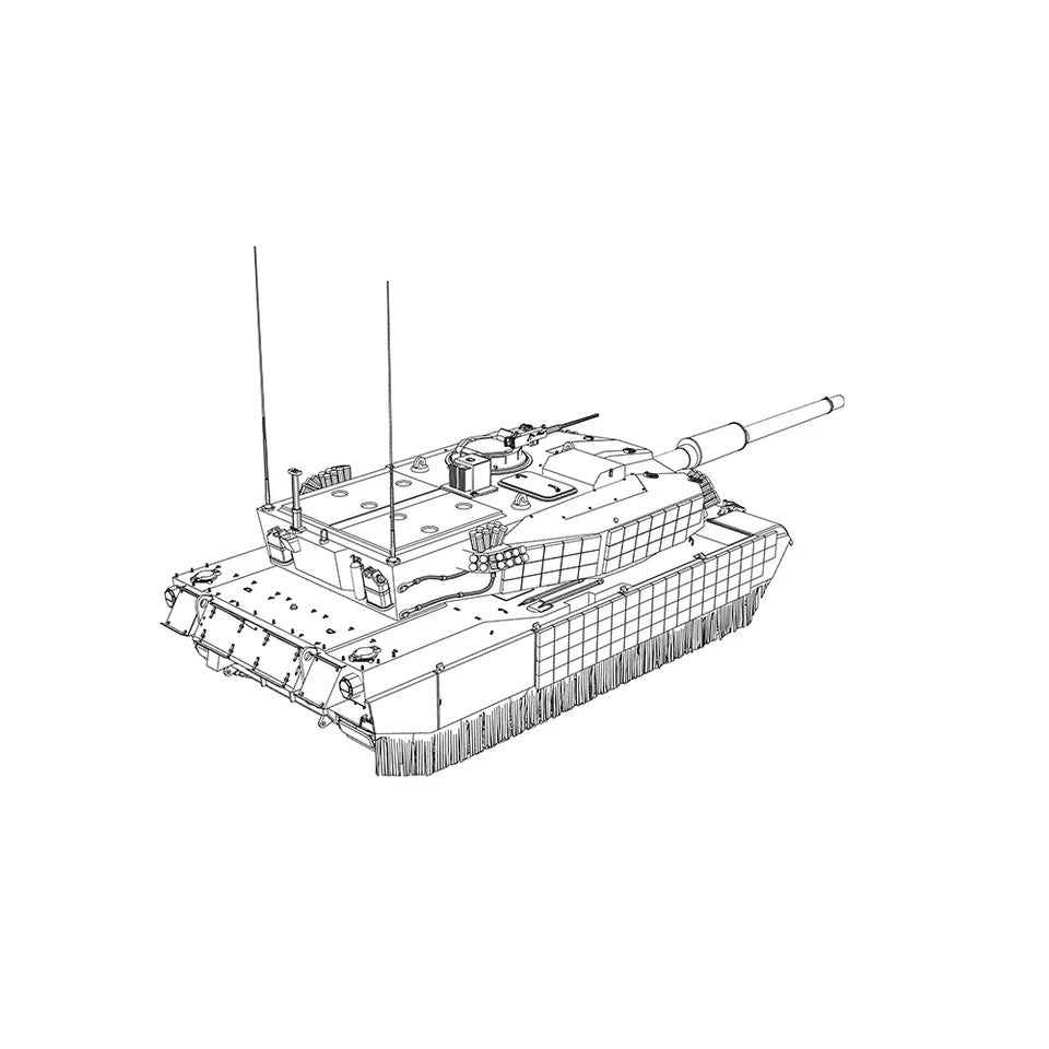SSMODEL MRY-SFW SS48918 1/48 Military Model Kit US CATTB Main Battle Tank