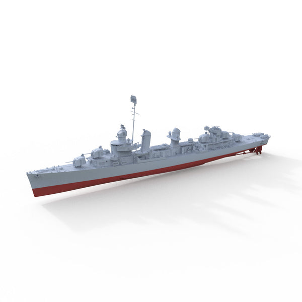 SSMODEL 1/600 Model Kit USN Fletcher-Class Fletcher (DD-445) 1942 Full Hull