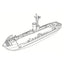 SSMODEL 1/72 Military Model USS LSM 1 Class Landing Ship Medium Full Hull