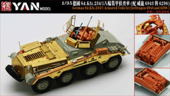 YAN MODEL PE-35204 1/35 German Sd.Kfz.234/1 Armored Vehicle(for Dragon 6943)
