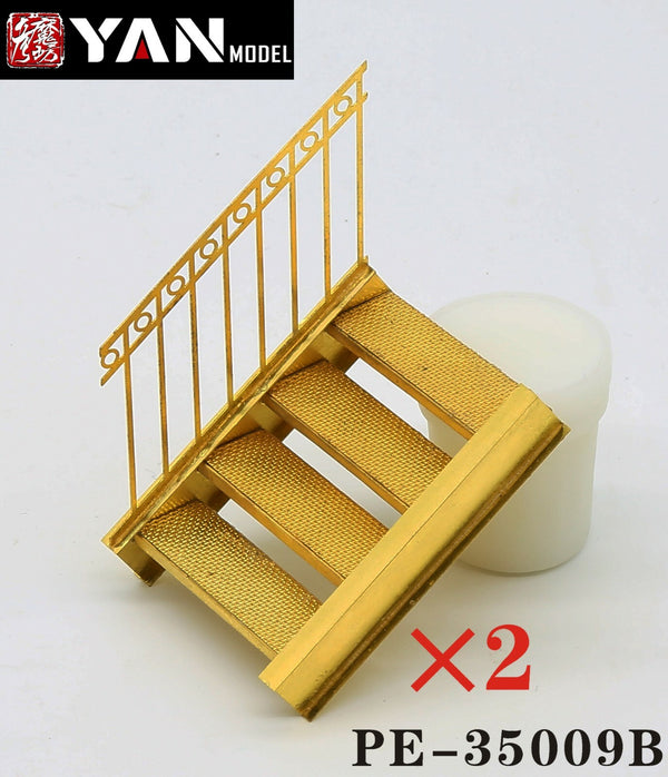 Yan Model PE35009B 1/35 Steel Structure Stairs for Factory (Extend Parts)