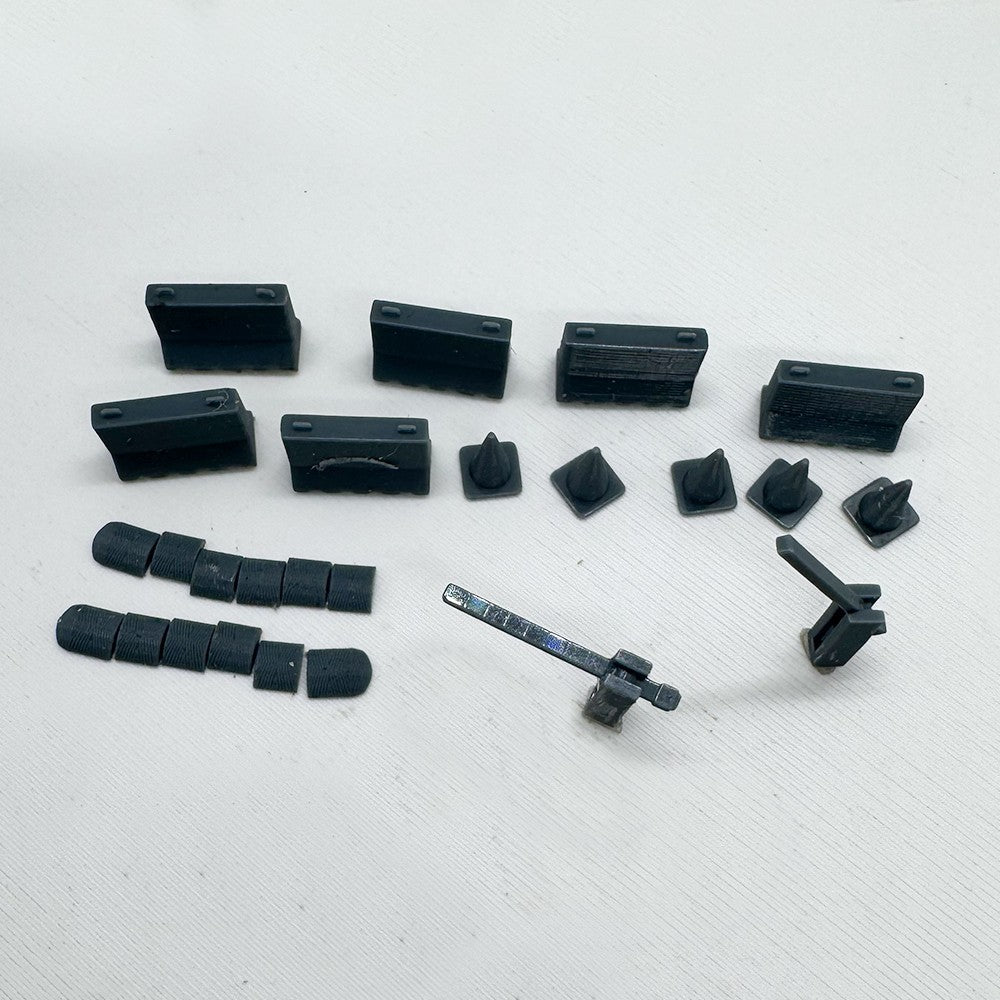 Yao's Studio LYTS87076 1/87 HO Scale 3D Printed Modern Barrier Toll Station — detail view 5