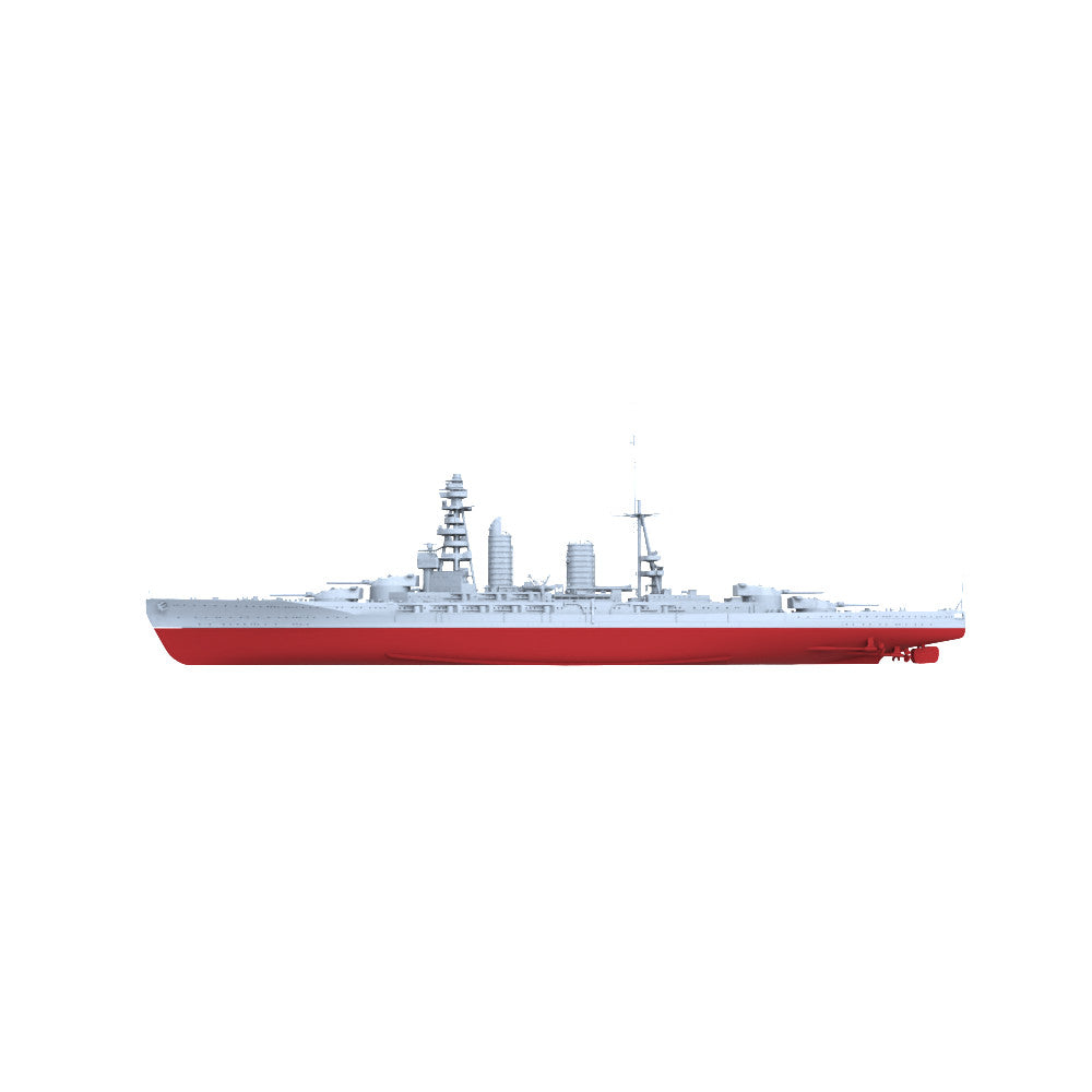 SSMODEL SSC209 1/1250 Japan Navy Nagato-class 2nd ship Mutsu Military Model — detail view 5