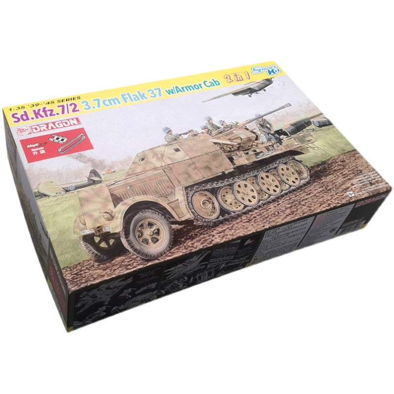 Dragon 6542 1/35 WW.II German Sd.Kfz.7/2 8t Half-track 3.7cm Flak37 AA Gun