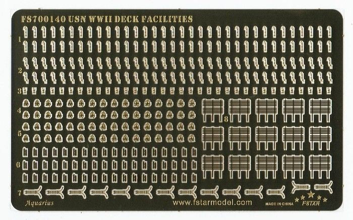 Five Star FS700140 1/700 WWII Vessel Deck Facilities
