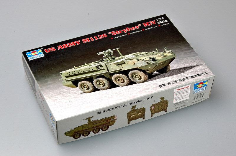Trumpeter 1/72 07255 M1126 Stryker Infantry Carrier Vehicle — scale model kit