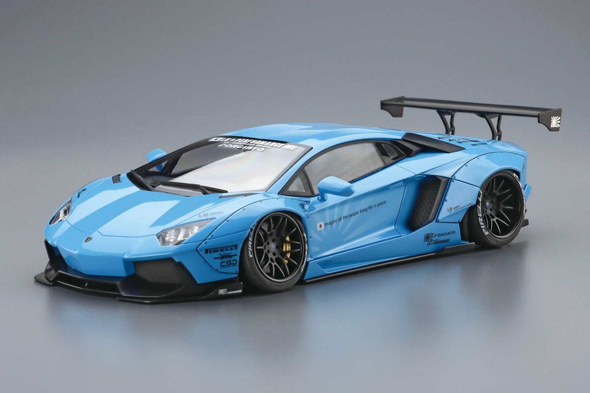 Aoshima AO-20232 1/24 LBWK LB17 Lamborghini Aventador Model Kit Main image