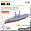 SSMODEL 1/350 US Navy Wyoming Class Battleship BB-32 Full Hull