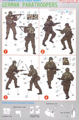 Dragon 3021 1/35 German Paratroopers Plastic Model Kit