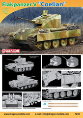 Dragon 7236 1/72 scale Flakpanzer V "Coelian" Plastic model kit