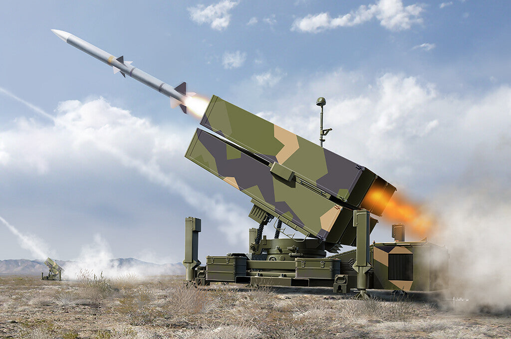 Trumpeter 01096 1:35 NASAMS(Norwegian Advanced Surface-to-Air Missile System) — scale model kit