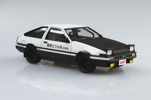 Aoshima AO-05961 1/24 Car Kit Initial D Toyota Trueno AE86 Project D Late Version
