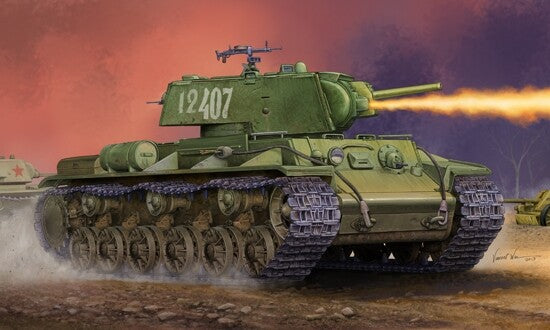 Trumpeter 01568 KV-85 WELDED TURRET 1/35 Model Kit- — scale model kit