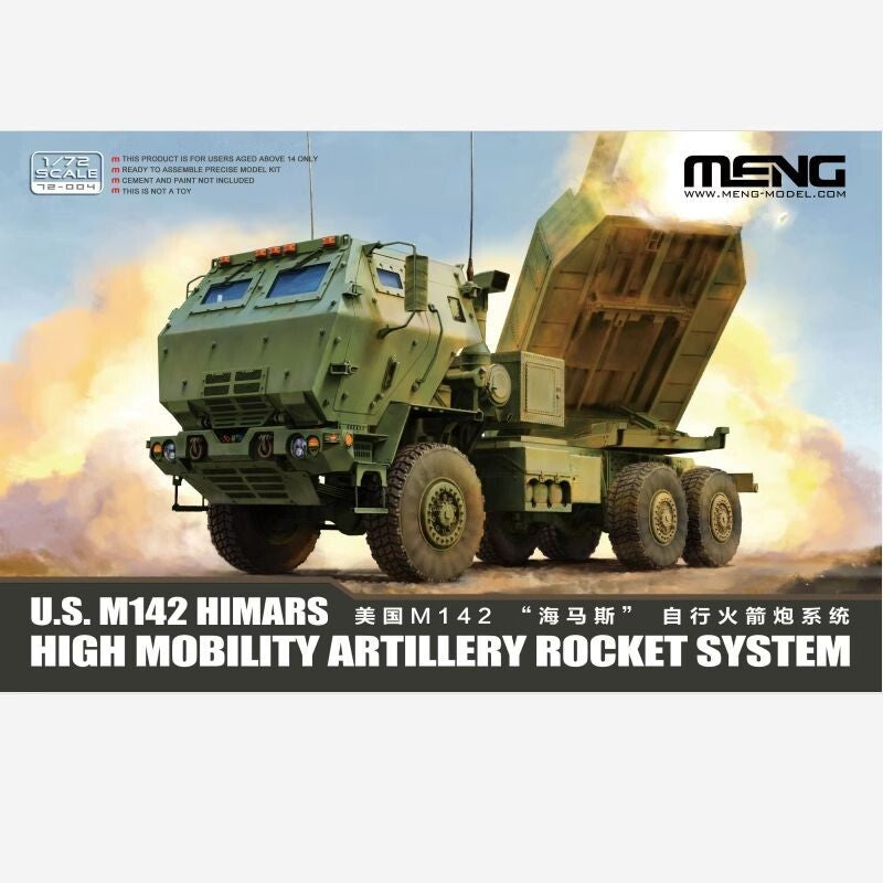 MENG 72-004 1/72 U.S. M142 'HIMARS' High Mobility Artillery Rocket System Main image
