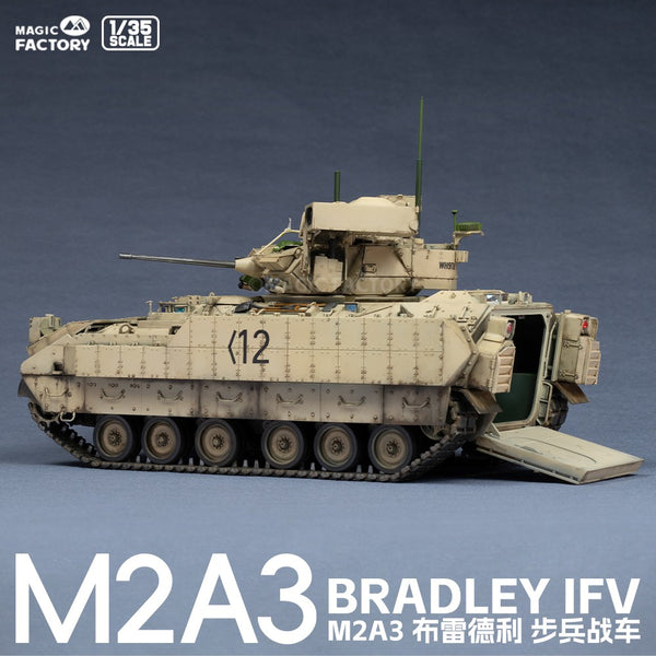 MAGIC FACTORY 2015 1/35 M2A3 Bradley Infantry Fighting Vehicle（IFV）Model Kit
