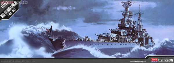 Academy AC14107 1/350 scale USS CA-35 INDIANAPOLIS model kit